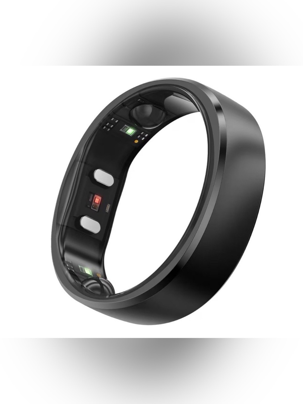 RingConn Gen 2 Smart Ring - Sleep Apnea Monitoring(Black, Size 7)